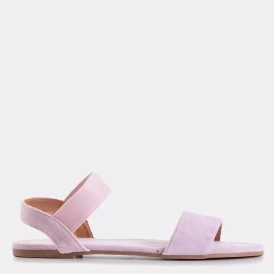 OUTLET Sandale Sprandu din piele ecologică pentru femei Violet - Încălțăminte