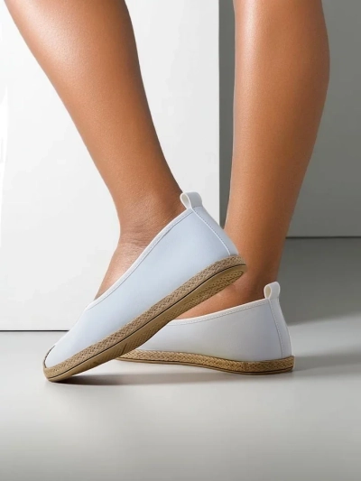 Espadrile ecologice din suede pentru femei Royalfashion Aroles