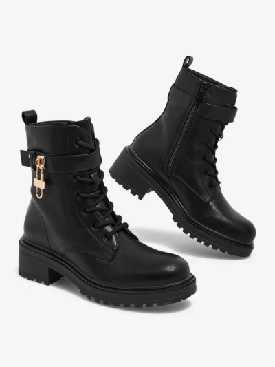 Botine de damă din piele ecologică Taleves