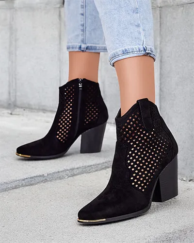 Royalfashion Cizme întredeschise Tonnet pentru femei