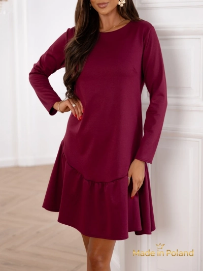 Rochie mini de damă cu volan