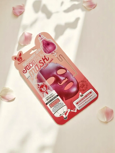 Mască facială cu acid hialuronic, calmantă și fermă