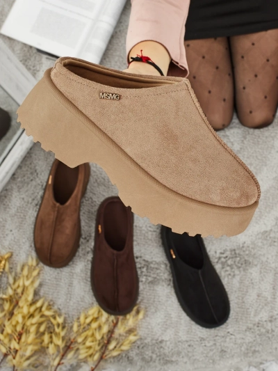 Botine scurte de damă a'la snowboots cu blană Calindra