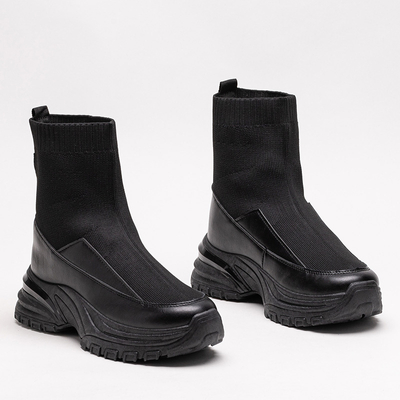 Pantofi sport slip-on dama negri Berida - Incaltaminte