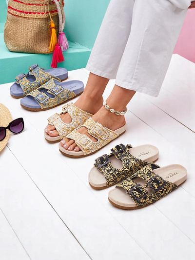 Royalfashion Sandale dama cu catarame Samorra