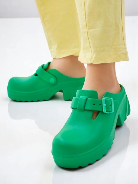 Sandale cu toc din cauciuc pentru femei Royalfashion Voxones