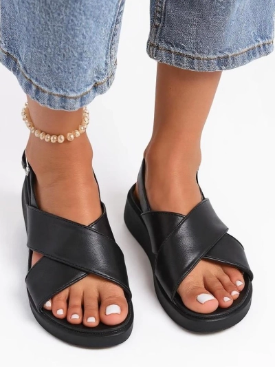 Royalfashion Damskie sandały na grubszej podeszwie Riva Star