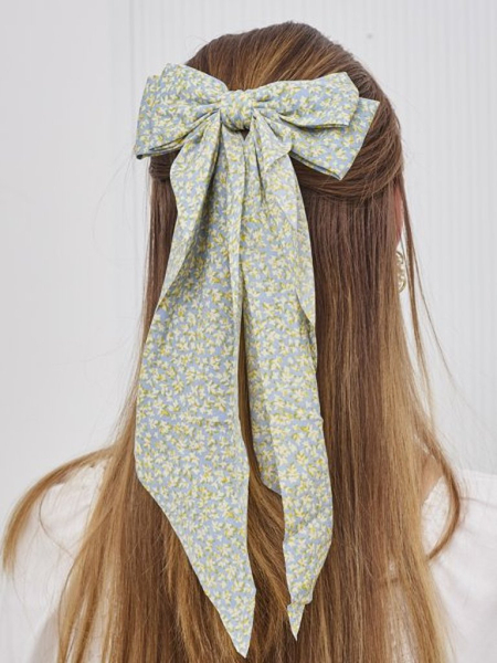 Royalfashion Agrafă de păr – Fundă cu flori Miriam