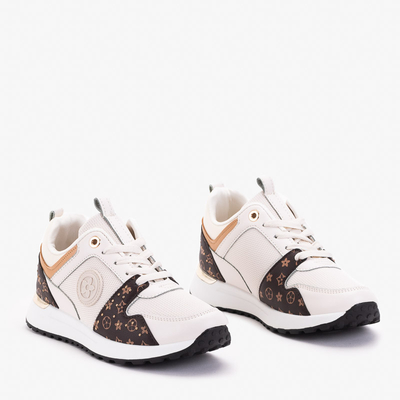 Pantofi sport bej Evenra de dama - Incaltaminte