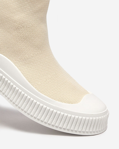 Tenisi Bejoko de damă bej - Încălțăminte