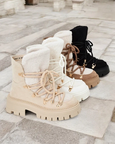 Royalfashion Lozin lace-up cizme de zăpadă pentru femei