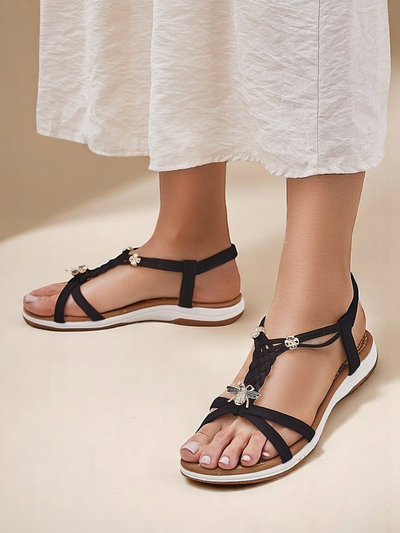 Royalfashion Sandale de damă împodobite Fiacco