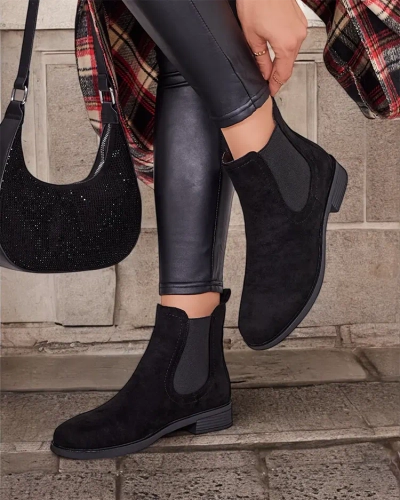 Royalfashion Cizme eco-suede Ataras pentru femei a'la sztyblettes