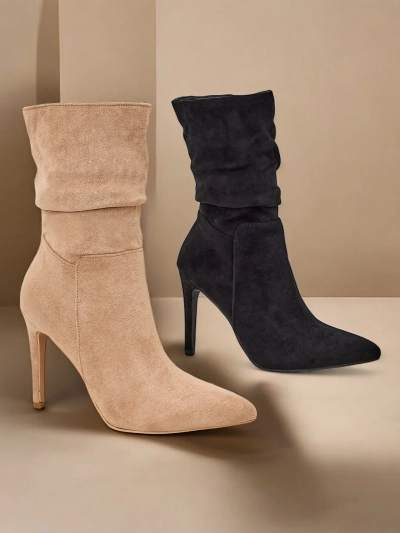 Cizme cu toc inalt pentru femei Royalfashion Ledio