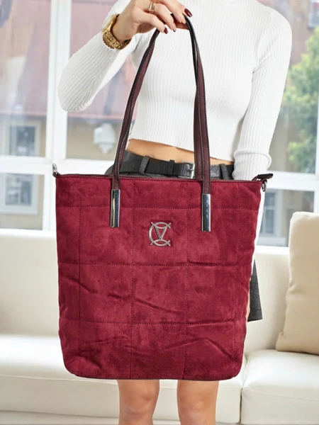 Geantă de damă shopper Caryenne din piele ecologică întoarsă