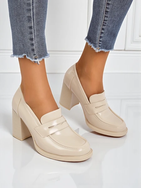 Royalfashion Woman mokasen heel Minerva