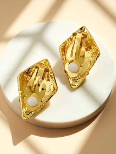 Royalfashion Cercei cu clips pentru femei cu zirconiu cubic