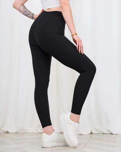 Royalfashion Pantaloni leggings pentru femei cu izolație neagră
