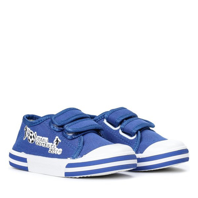 Niebieskie chłopięce trampki Nereto - Obuwie
