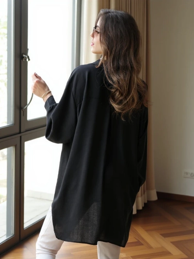 Royalfashion Cămașă lungă pentru femei, oversized