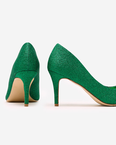 Royalfashion Pantofi stiletto de damă cu sclipici Matomliso