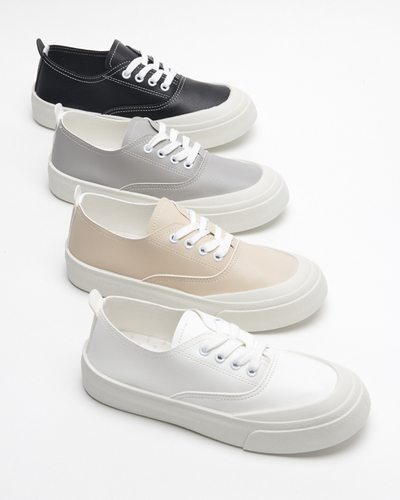 Tenisi albi dama Lorino - incaltaminte