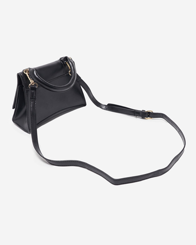 Mini geanta de dama neagra cu litera „B” - Accesorii