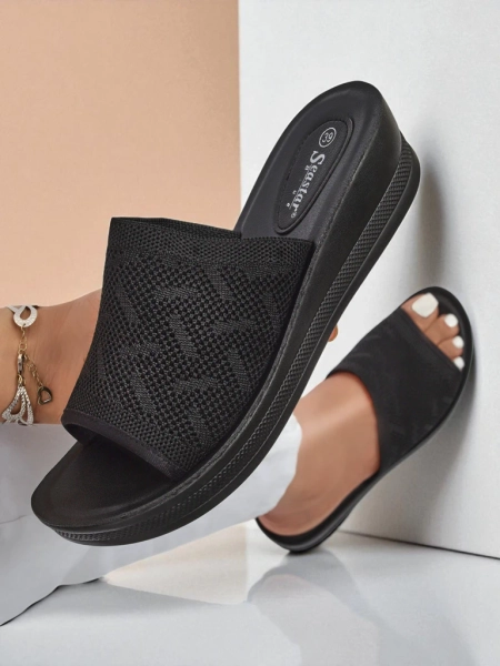 Royalfashion Sandale de damă cu talpă joasă tip wedge Elara