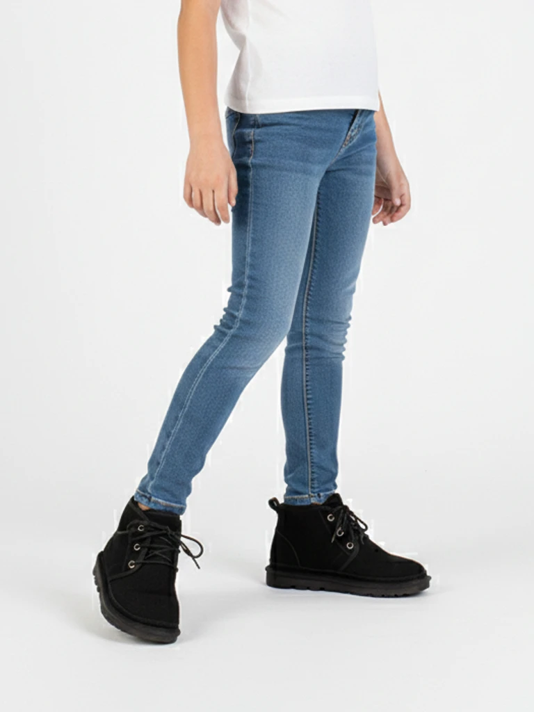 Botine Dziecięce Luna Czarne Zamszowe Wygodne na Zimę