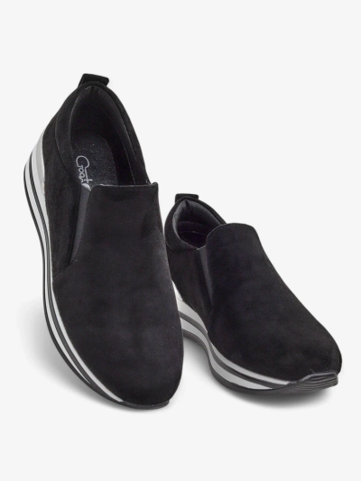 Royalfashion Pantofi plată ecologici din suede pentru femei Rabbite