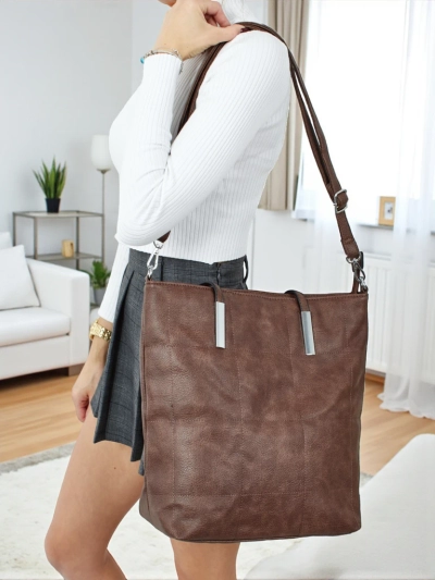 Geantă de damă shopper din piele ecologică Tessira