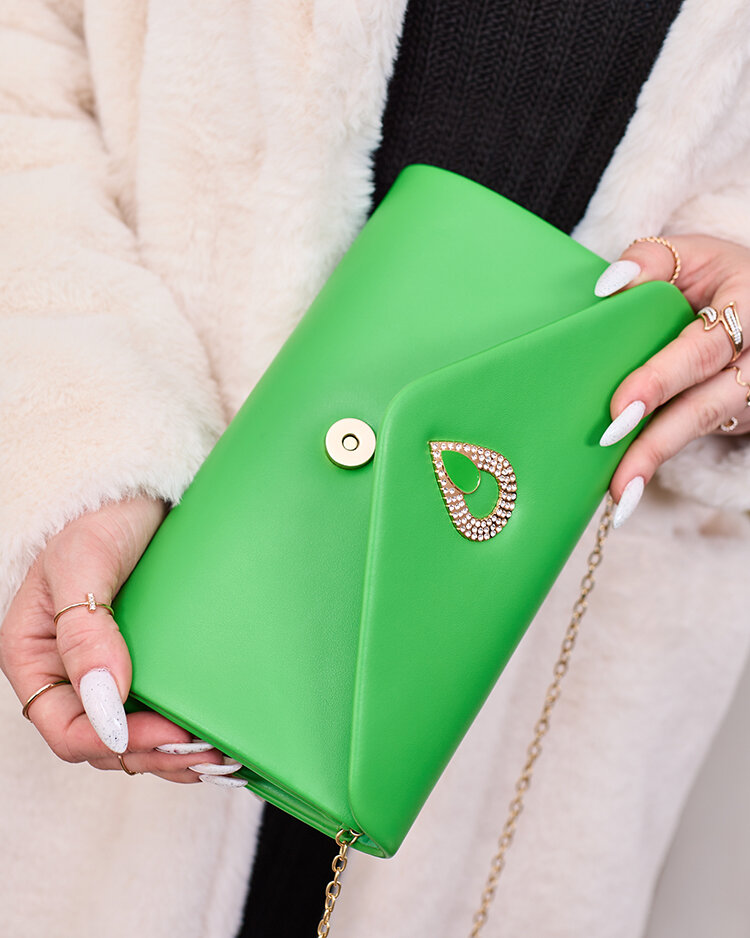 Royalfashion Geantă de ambreiaj pentru femei verde