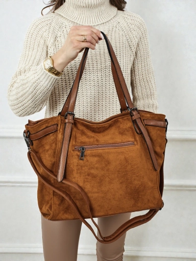 Geantă de damă shopper eco piele întoarsă Daville