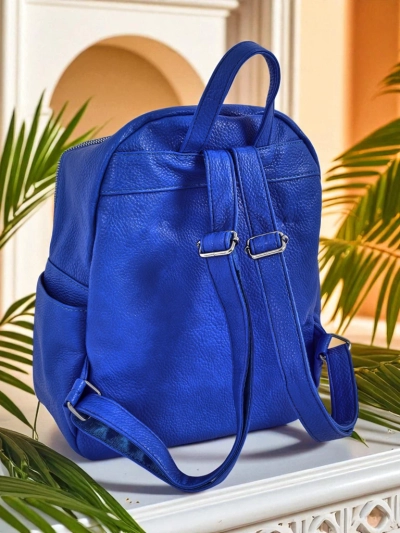 Plecako zhuvlijako Callisto Royal Blue — baro, moderno e ekoskura e zamočko
