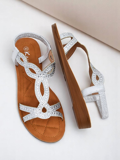 Royalfashion Sandale dama cu barete decorative Lola Grace