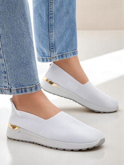 Pantofi slip-on din material pentru femei Royalfashion Perfeti