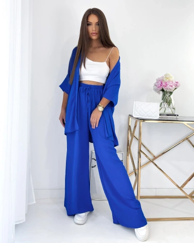 Royalfashion Set casual pentru femei Cobalt