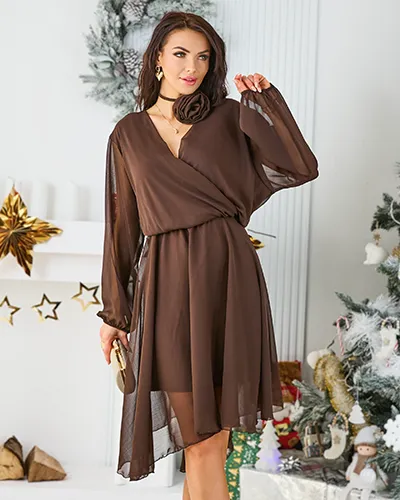 Rochie clasică pentru femei până la genunchi Royalfashion