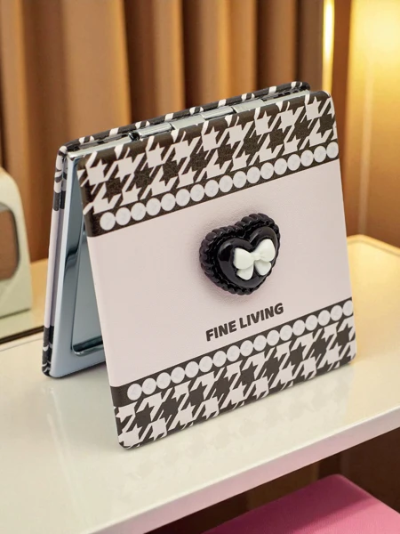 Royalfashion Mini oglindă compactă pentru femei, pentru poșetă