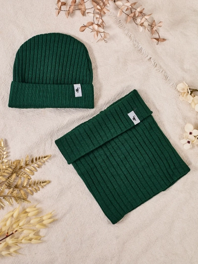 Set de iarnă Royalfashion universal - căciulă cu fular