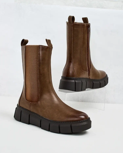 Royalfashion Cizme cu platformă pentru femei Couell