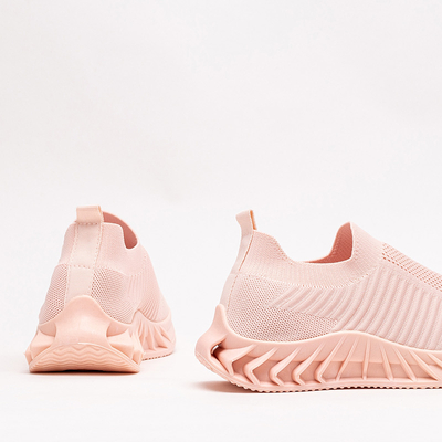 Pantofi sport slip-on damă roz deschis Dinging - Încălțăminte