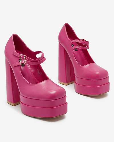Pantofi cu toc înalt pentru femei Fuchsia Edisa - Încălțăminte