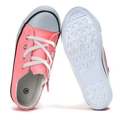 Dziecięce trampki w kolorze różowym Oxane - Obuwie