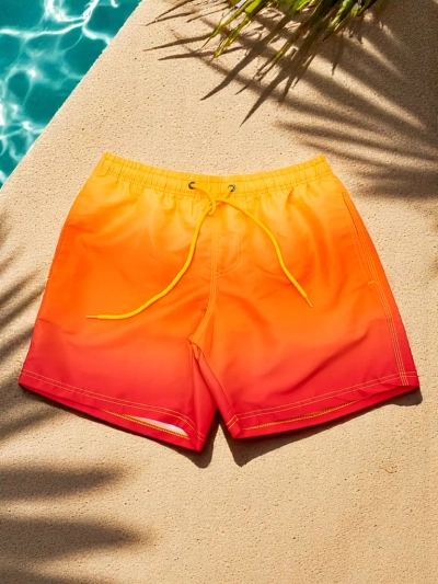 Royalfashion Sportliche Herren-Ombre-Shorts mit schützendem Netzfutter