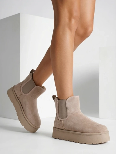 Royalfashion Cizme scurte pentru femei Nomas a'la cizme de zăpadă