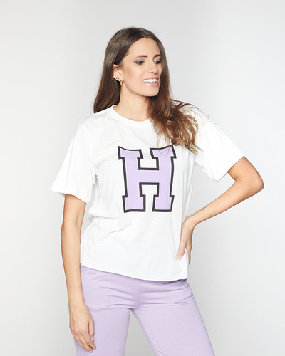 Set sport de damă violet și alb - Îmbrăcăminte