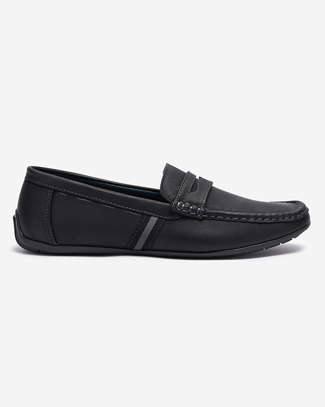 Mocasini bărbați negru Hacerno- Footwear