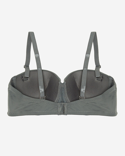 Sutien căptușit damă gri - Lenjerie intima