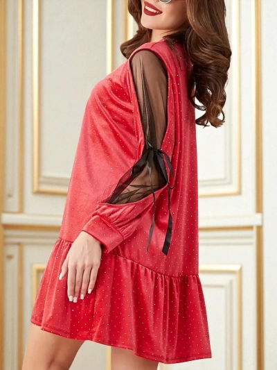 Rochie din catifea Royalfashion pentru femei